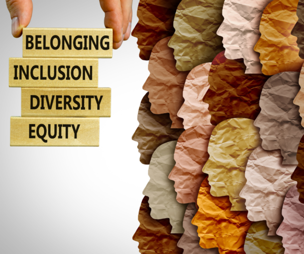 Image of words describing equity, Belonging inclusion diversity equity